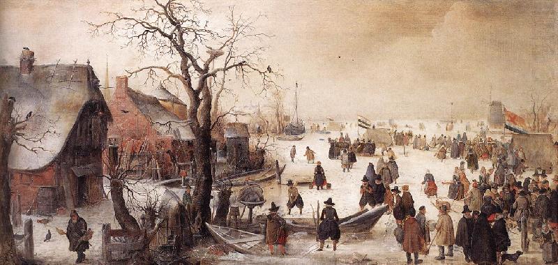 Winter Scene on a Canal  ggg, AVERCAMP, Hendrick